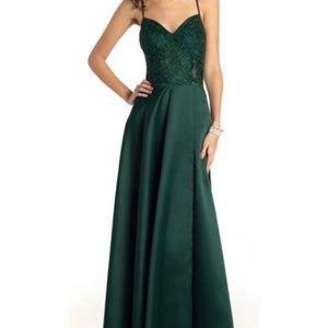 Sweetheart Embroidered A Line Dress